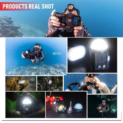 Seafrogs SL-19 60Meter Waterproof Diving Fill LED Light 2000