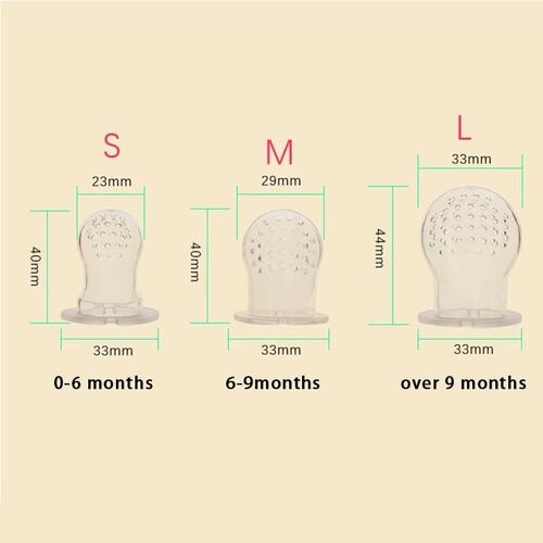 Baby Pacifiers Feeder Baby Nipple Fresh Food Nibbler Kids Fr
