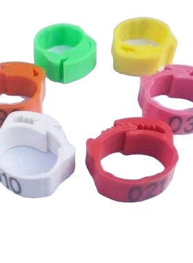 Chicken leg ring snap-type identification rings for poultry,