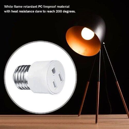 Lamp Holder Converter EU/US E26/E27 Bulb Base Screw Adapter