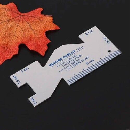 DIY Sewing Ruler Metal Sew Measure Gauge Boys Girls Hand