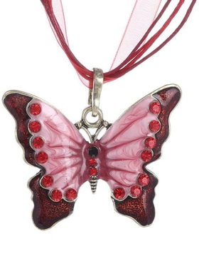 Vintage choker Hot Ethnic Style Butterfly Alloy Necklace项链