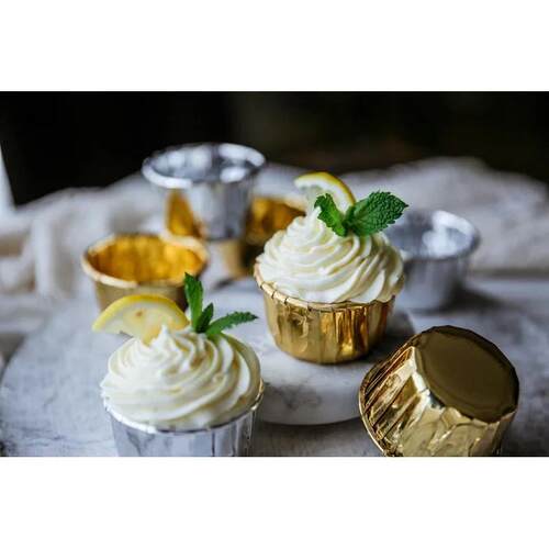 50Pcs Large Cupcake Wrappers Crimping Muffin Cases Cake Line