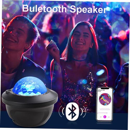 LED Star Galaxy Projector Starry Sky Night Light Built-in Bl