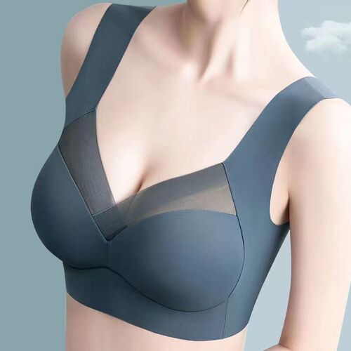 Top Seamless Womens Bras Large Size Top Support Show Small