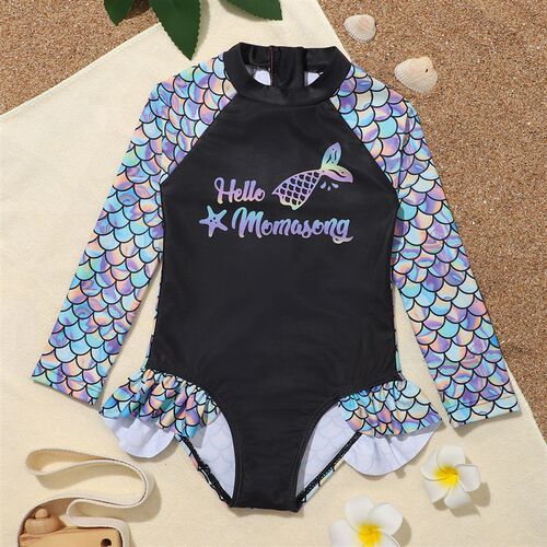 Childrens One-piece Surf Wear Swimsuit Baby Swimwear Childr