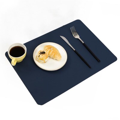 Leather Placemat Household Goods Rectangular Heat Insulation