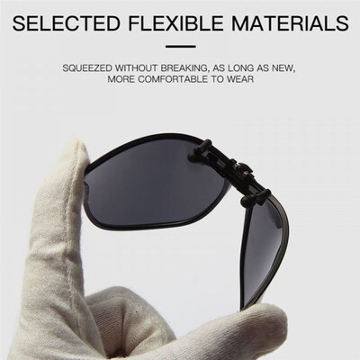 Polarized Clip On Sunglasses Men Photochromic Car Driver