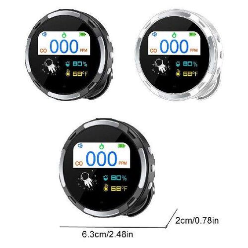 Portable Carbon Monoxide Tester 2.1inch IPS Display