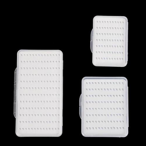 S M L Size Fly Hook Box Waterproof Durable Fishing Gear Tran