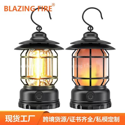 Camping light atmosphere lamp tent retro lantern hand lamp
