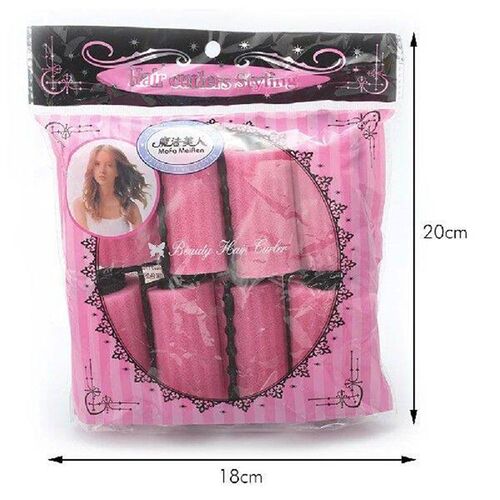 8Pcs/Set Flexible Styling Curlers Soft Cushion Hair Rollers
