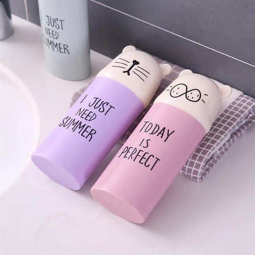 Home Creative Cartoon Toothbrush Holder Travel Portable Toot