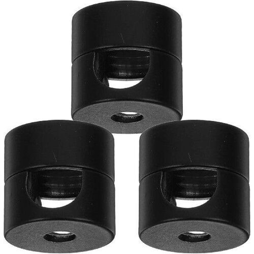 3 Pcs Aluminum Wire Fastener Cord Anchor Organizer for Desk