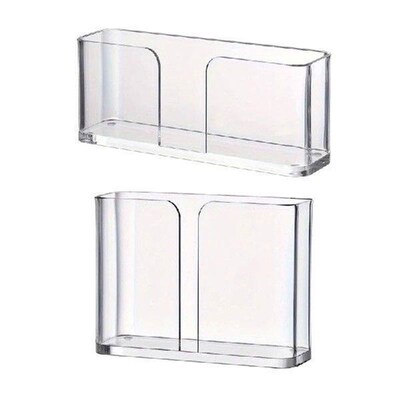 Acrylic Napkin Holder Clear Tabletop Serviette Organizers
