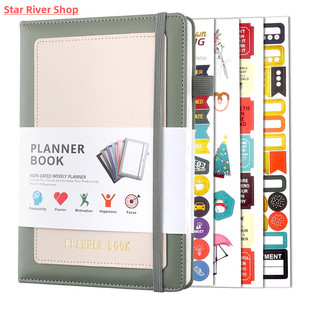 A5 Weekly plan Monthly Plan lattice grid notebook planner