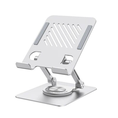 ST04 Swivel Tablet Stand Aluminum Portable 360 Rotating Tabl