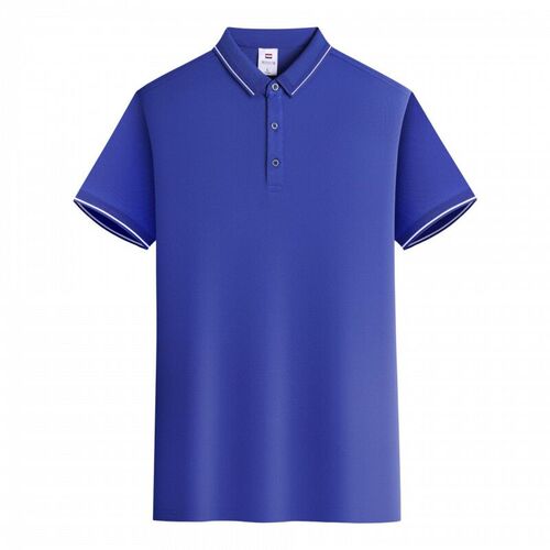 Summer high-end short-sleeved polo shirt business custom lap