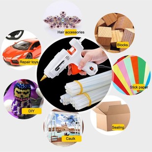 10-100pcs/lot 7mm / 11mm Transparent Hot-melt Gun Glue Stick