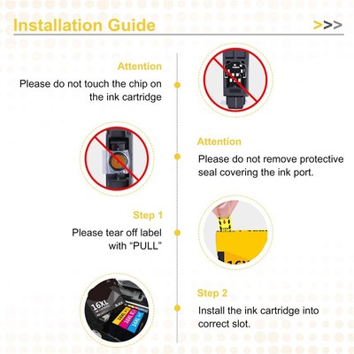 befon 16XL Compatible Ink Cartridges for Epson 16 XL for Eps