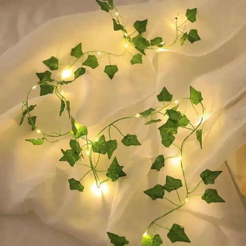 1PC3M100LEDUSB Ivy Leaf Curtain String Light Suitable for Wa