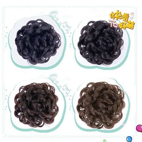 Wig ball head grip clip flower bud hair clip large flower re