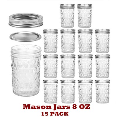 Mason Jars Canning Jars Jelly Jars Food Storage Meal Prep