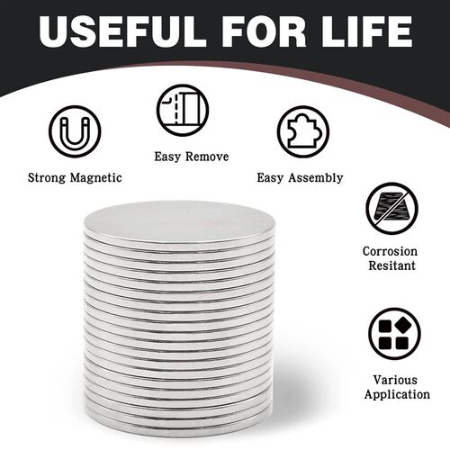 20x1mm Refrigerator Magnets, Whiteboard Magnets, Arts and Cr
