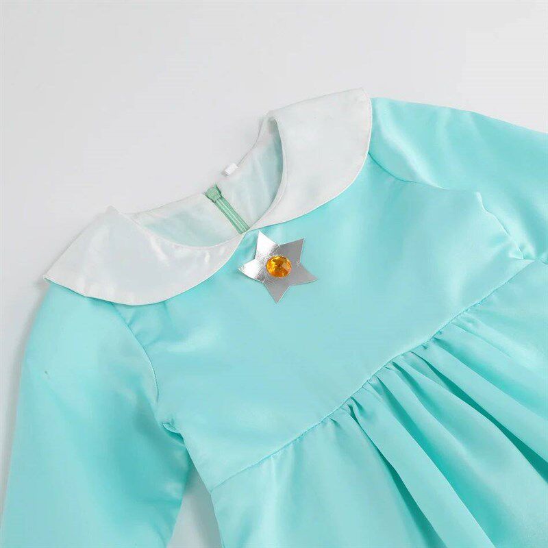 Rosalina Dress Girl Game Playing Princess Cosplay Costume Ch - 实物图