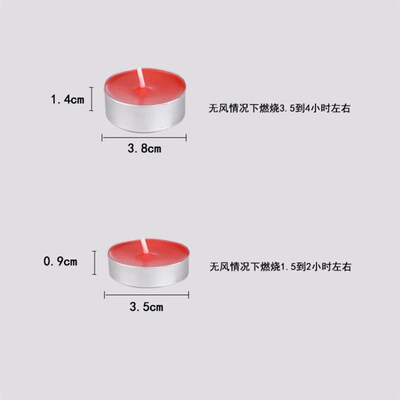 50pcs/Pack Flameless Candles Tea Lights Candle Tealight