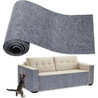 Cat Scratching Mat Cat Carpet with Self-Adhesive Trimmable
