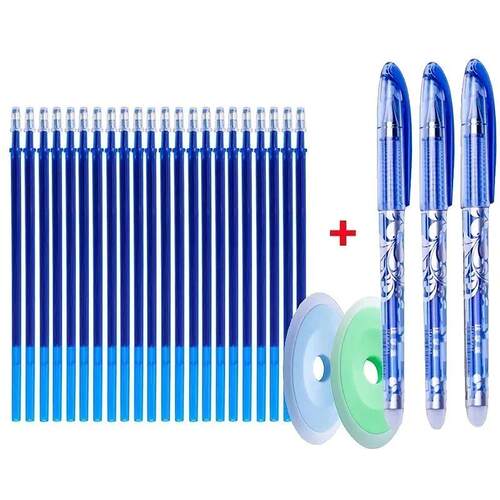 0.5mm Erasable Gel Pen Set 6 Colors Ink Writing Gel Pens Ref