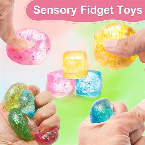 5/10 Pcs Stress Cube Squishy Stress Balls for Anxiety Stress