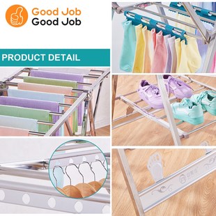 clothes drying rack folding laundry garment dryer hanger dry