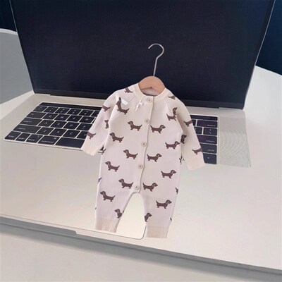 Infant And Toddler Sweater Jumpsuit 2025 Sweater Newborn Bab