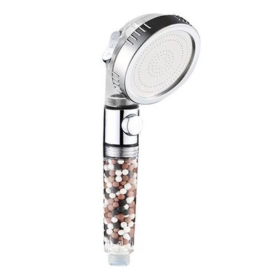 Negative Ion Filter Rain Shower Head Set Water Saving Shower