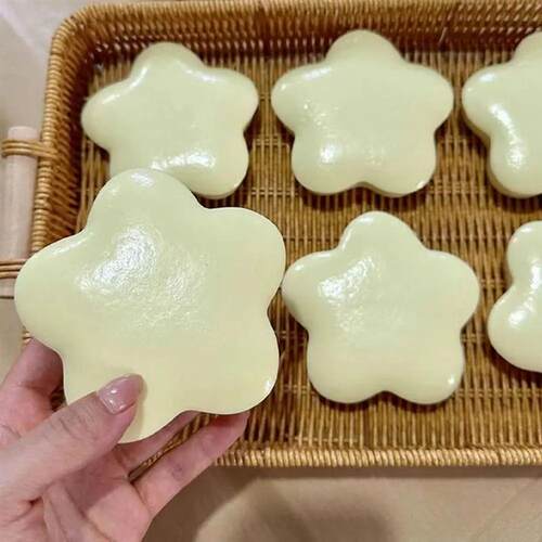 Yellow Milk Scent Star Squeeze Toy Slow Rising Pinch Sss Rel