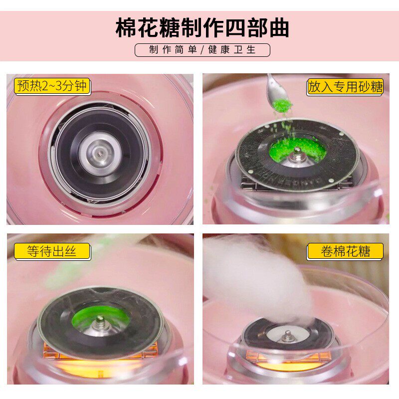 DIY Sweet Cotton Candy Maker Sugar Marshmallow Machine Child图片