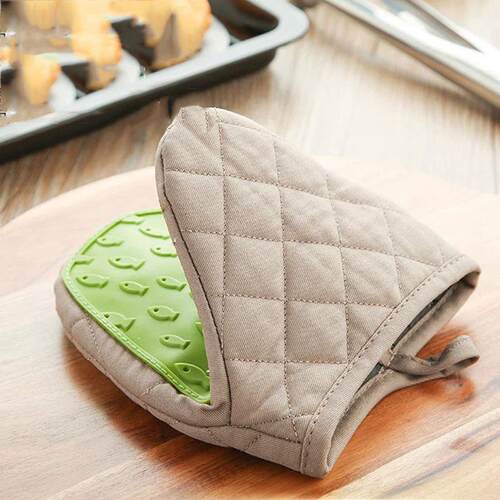 1PC Silicone Anti-scalding Oven Gloves Mitts Potholder Kitch