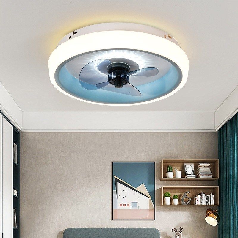 出口110v小爱同学吸顶风扇灯台湾卧室客厅智能变频语音控制吊扇灯