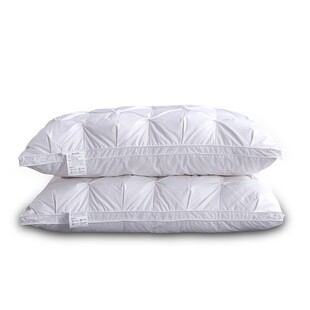 白鹅绒全棉羽绒枕 95% Goose Down Pillow Soft Feather Pillows