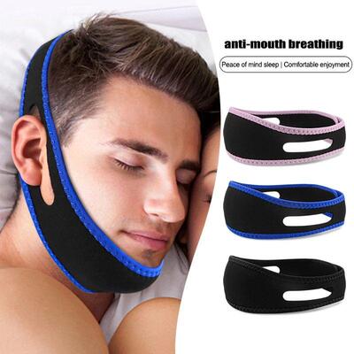 Anti Snore Chin Strap Nylon Elastic Breathable anti-Snoring
