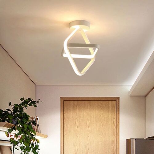 LED Ceiling Light 2 Rings Creative Design Modern Ceiling Lam