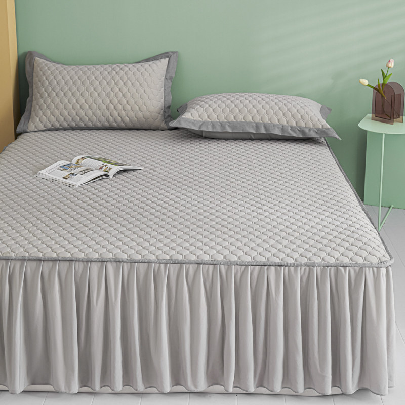 类乳胶冰丝凉席三件床笠款可水洗夏季空调软席子床裙床垫两用,床上用品,乳胶席,淘宝优惠券,粉丝福利购,淘宝优惠卷