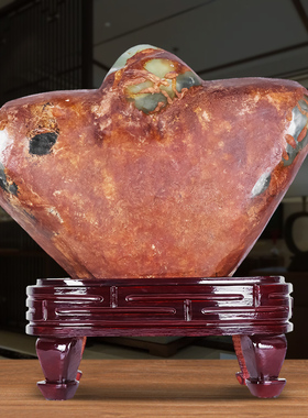 岫玉原石摆件奇石观赏石头工艺品客厅办公室装饰品天然辽宁岫岩玉