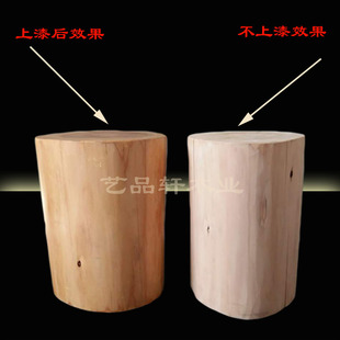 实木墩子原木茶几坐凳圆墩底座木桩树桩换鞋凳根雕