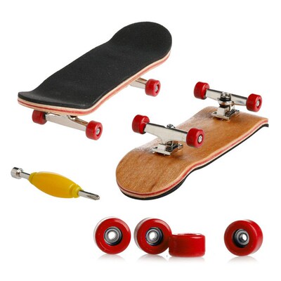 New.Mini Fingerboard Professional Fingers Skateboard Maple W