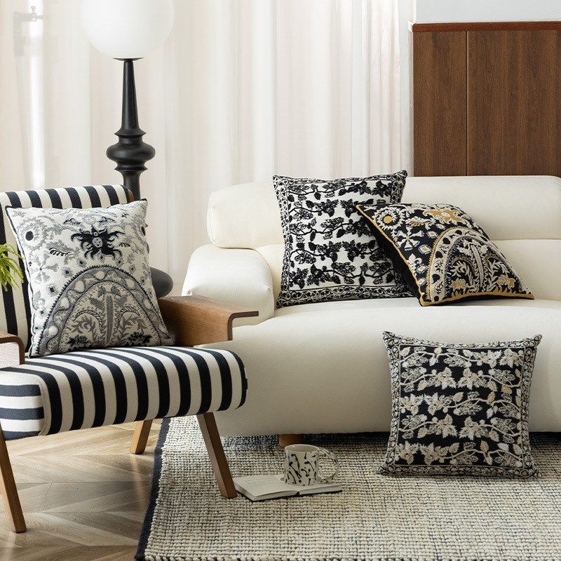 抱枕沙发客厅靠枕复古高级感靠民族风床头靠背样板间飘窗装饰,居家布艺,抱枕被,淘宝优惠券,粉丝福利购,淘宝优惠卷