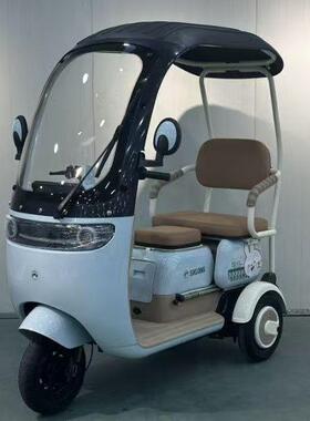 新款国带棚电代动三ln552305轮车女士送接孩子步车标老年人小型休