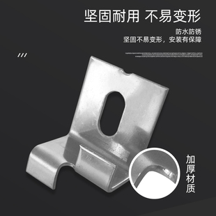 瓷砖挂钩不锈钢上下钩干挂件大板石材挂外墙固定角钩扣件五金配件